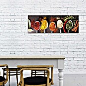 Foto op glas (Spoon Spices, b x h: 95 x 33 cm) | BAUHAUS