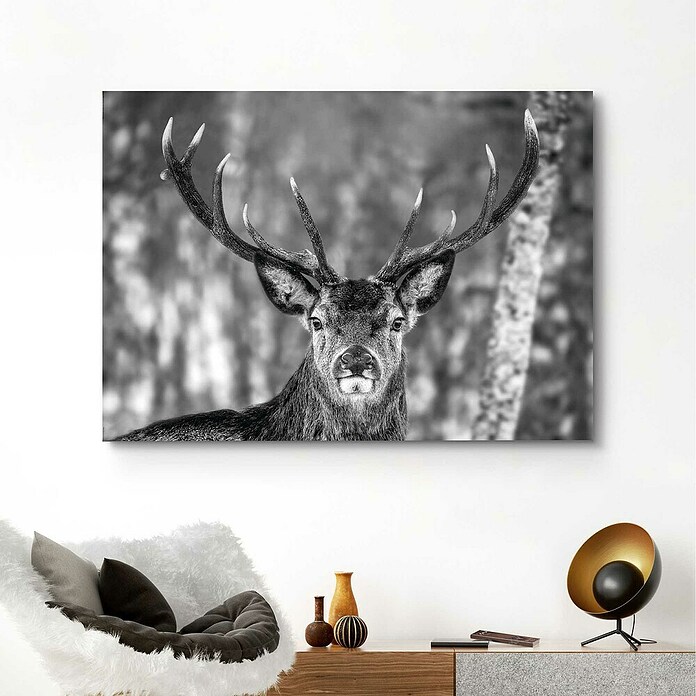 Decoratief paneel (Winter Deer, b x h: 140 x 100 cm) | BAUHAUS
