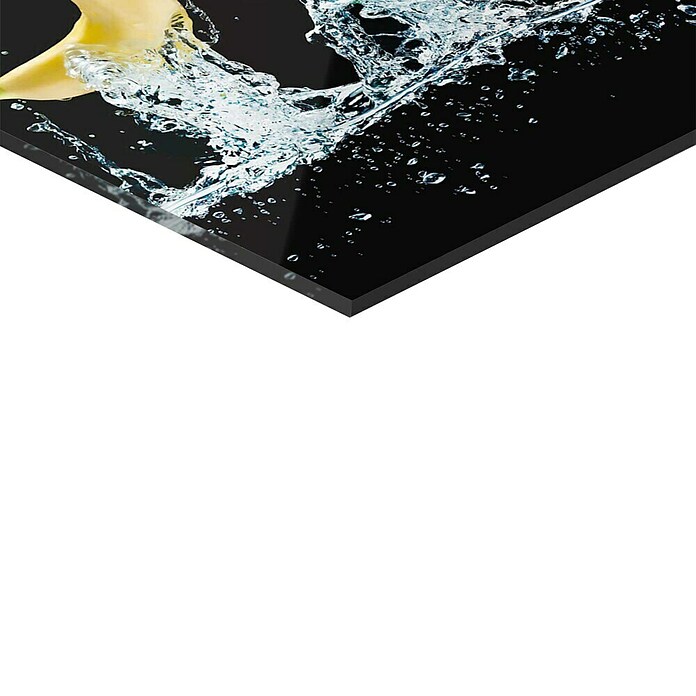 Foto op glas (Fruits Splash II, b x h: 30 x 30 cm) | BAUHAUS