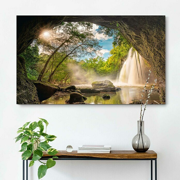 Holzbild Deco BlockCave View, B x H: 118 x 70 cm Mood Shot