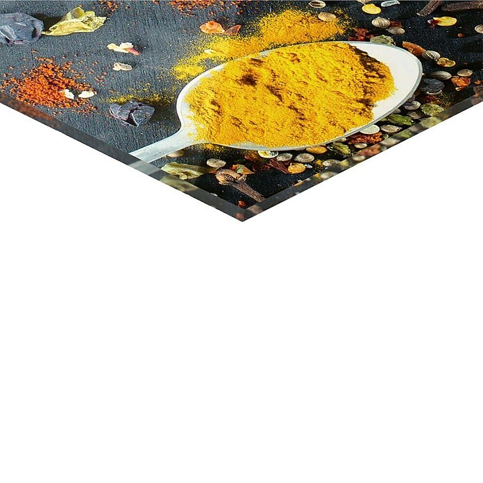 Foto op glas (Hot Spices, b x h: 30 x 30 cm) | BAUHAUS