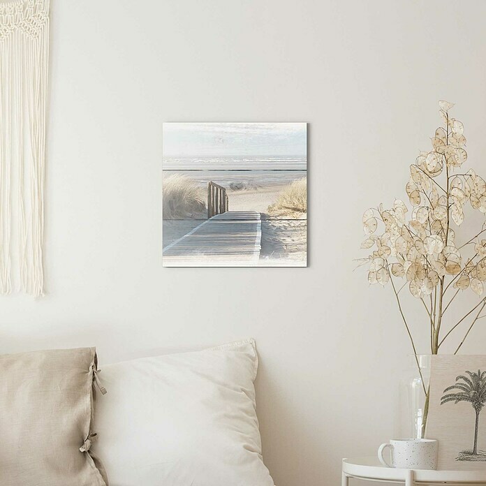 Houten tekstbord (Dunes, b x h: 30 x 30 cm) | BAUHAUS