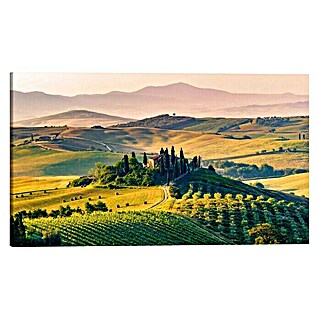 Houten tekstbord (Tuscan Valley, b x h: 118 x 70 cm)