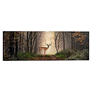 Houten tekstbord Deco Block (Majestic Deer, b x h: 118 x 40 cm)
