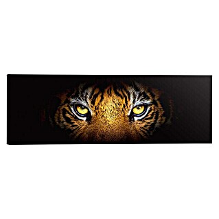Houten tekstbord Deco Block (Eye of The Tiger, b x h: 118 x 40 cm)