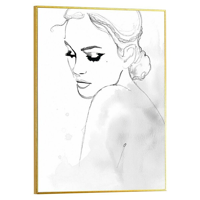 Canvasschilderij (Female Face, b x h: 30 x 40 cm) | BAUHAUS