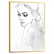 Canvasschilderij (Female Face, b x h: 30 x 40 cm) | BAUHAUS