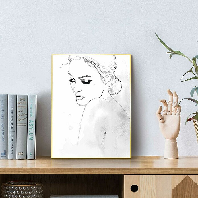 Canvasschilderij (Female Face, b x h: 30 x 40 cm) | BAUHAUS