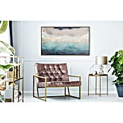 Foto op canvas (Abstract Blue, b x h: 118 x 70 cm) | BAUHAUS