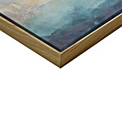 Foto op canvas (Abstract Blue, b x h: 118 x 70 cm) | BAUHAUS