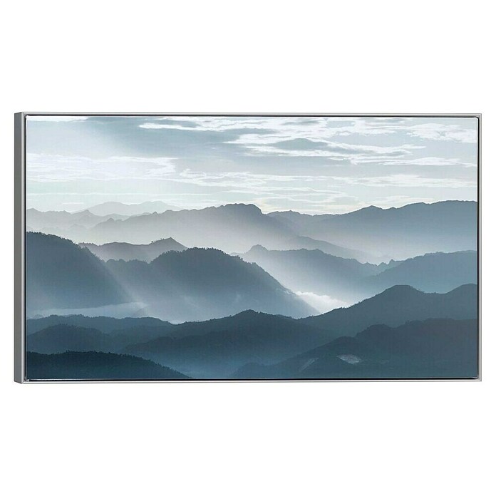 Foto op canvas (Blue Hills, b x h: 118 x 70 cm) | BAUHAUS