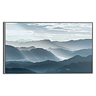 Foto op canvas (Blue Hills, b x h: 118 x 70 cm)