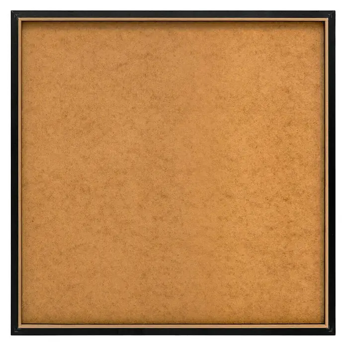 Reinders Bild Slim Frame BlackMore Wine Please, B x H: 50 x 50 cm - Quadratischer MDF-Rahmen mit Holzstruktur und schmalem schwarzen Rand. Ideal für Fotos, Kunstwerke oder Präsentationen.