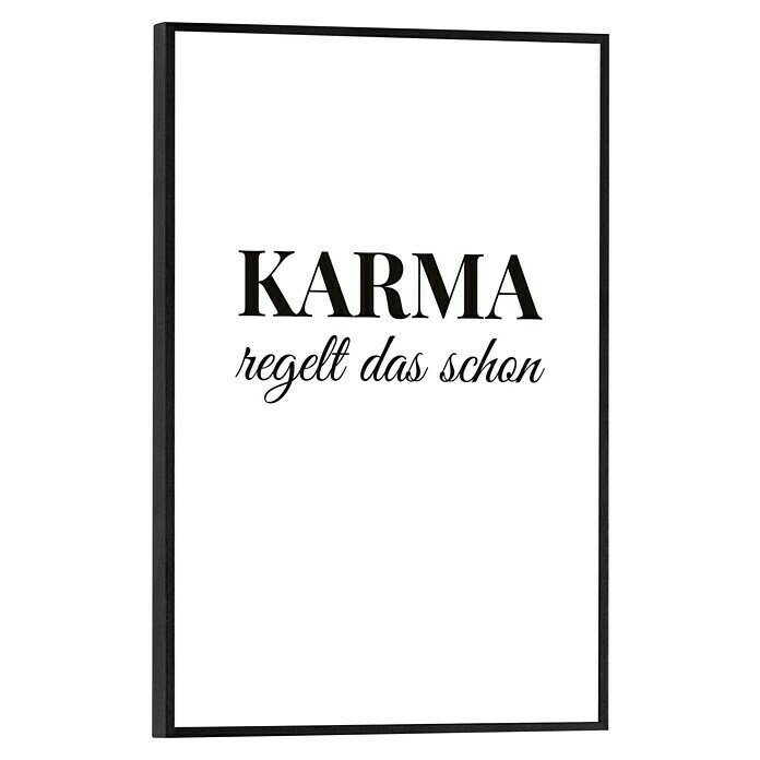 Reinders Bild Slim Frame Black (Karma, B x H: 20 x 30 cm) | BAUHAUS