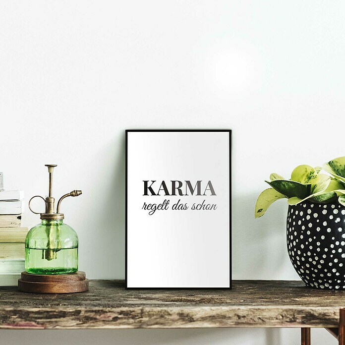 Reinders Bild Slim Frame Black (Karma, B x H: 20 x 30 cm) | BAUHAUS