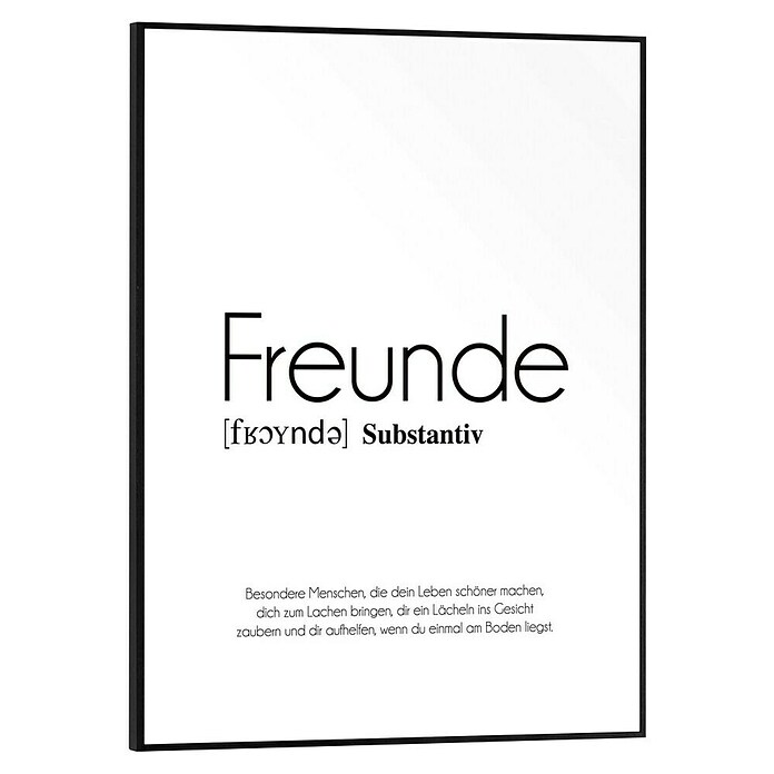 Reinders Canvasschilderij Slim Frame (Freunde, b x h: 30 x 40 cm) | BAUHAUS