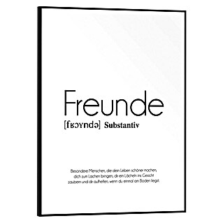 Reinders Canvasschilderij Slim Frame (Freunde, b x h: 30 x 40 cm)