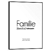 Reinders Bild Slim Frame Black (Familie, B x H: 30 x 40 cm) | BAUHAUS