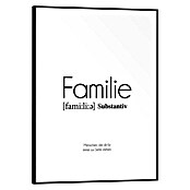 Reinders Bild Slim Frame Black (Familie, B x H: 30 x 40 cm) | BAUHAUS