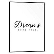 Reinders Bild Slim Frame Black (Dreams Come True, B x H: 30 x 40 cm) | BAUHAUS