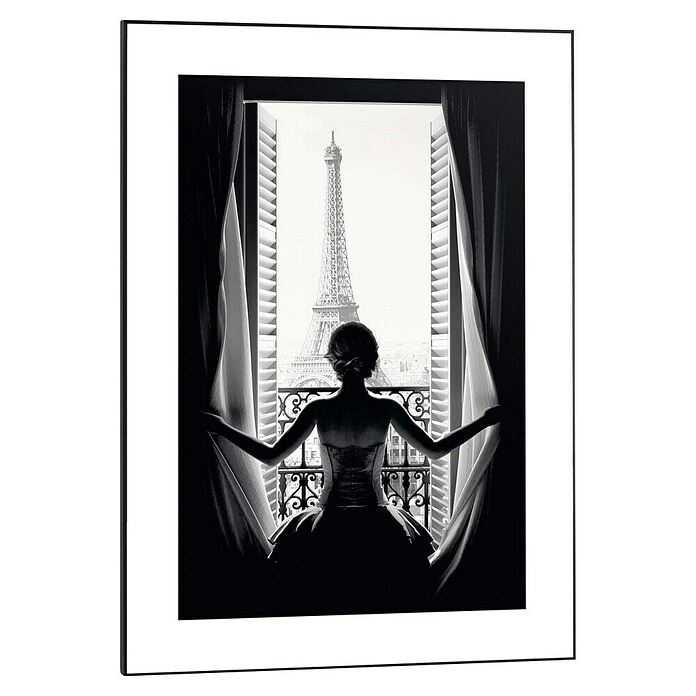 Reinders Bild Slim Frame Black (Paris Balcony, B x H: 50 x 70 cm) | BAUHAUS