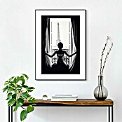 Reinders Bild Slim Frame Black (Paris Balcony, B x H: 50 x 70 cm) | BAUHAUS