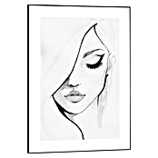 Reinders Bild Slim Frame Black (Female, B x H: 50 x 70 cm) | BAUHAUS