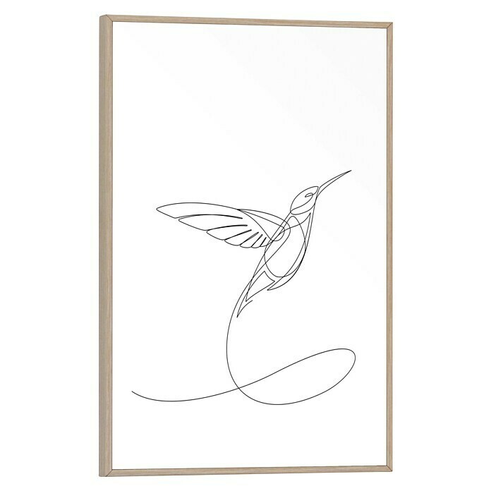 Reinders Bild Slim Frame Wood (Hummingbird, B x H: 20 x 30 cm) | BAUHAUS