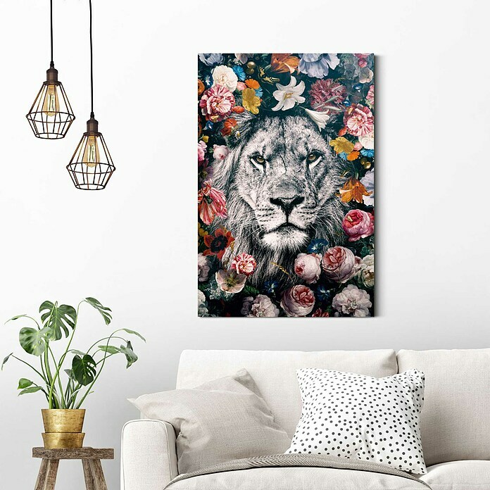 Reinders Decopanel (Lion Flowers, B x H: 60 x 90 cm) | BAUHAUS