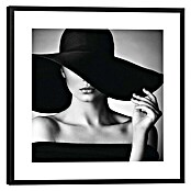 Canvasschilderij Framed Art Print (Black Hat, b x h: 53 x 53 cm) | BAUHAUS