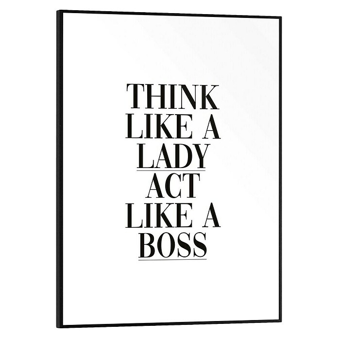 Reinders Canvasschilderij Slim Frame (Think Like, b x h: 30 x 40 cm) | BAUHAUS