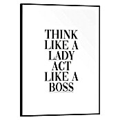 Reinders Canvasschilderij Slim Frame (Think Like, b x h: 30 x 40 cm) | BAUHAUS
