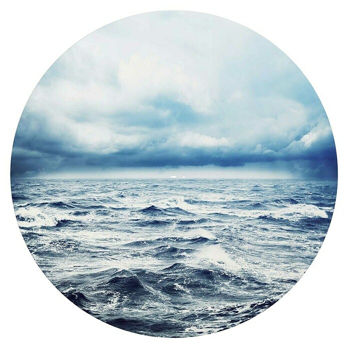 Houten tekstbord (Ocean, Diameter: 50 cm) | BAUHAUS