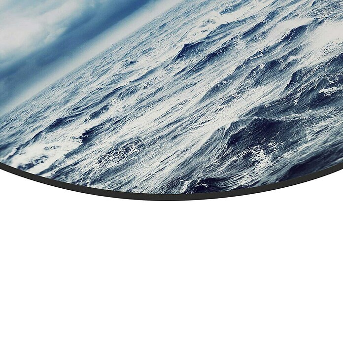 Houten tekstbord (Ocean, Diameter: 50 cm) | BAUHAUS
