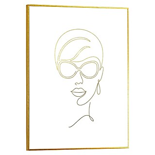 Canvasschilderij Slim Frame (Modern Lines, b x h: 30 x 40 cm)
