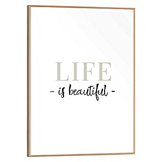 Bild Slim Frame (Life is Beautiful, B x H: 30 x 40 cm)