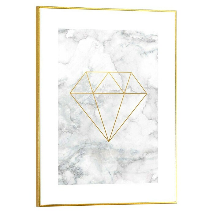 Canvasschilderij (Marble Diamond, b x h: 30 x 40 cm) | BAUHAUS