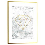 Canvasschilderij (Marble Diamond, b x h: 30 x 40 cm) | BAUHAUS