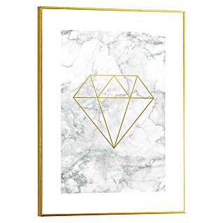 Canvasschilderij (Marble Diamond, b x h: 30 x 40 cm)