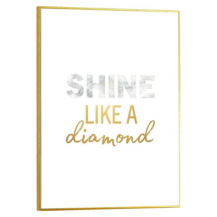 Canvasschilderij (Shine Like a Diamond, b x h: 30 x 40 cm) | BAUHAUS
