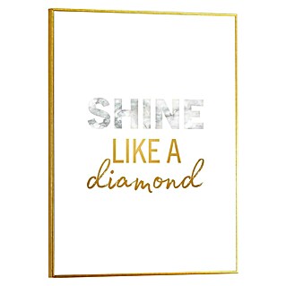 Canvasschilderij (Shine Like a Diamond, b x h: 30 x 40 cm)