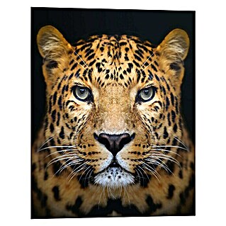 Decoratief paneel (Leopard Face, b x h: 40 x 50 cm)