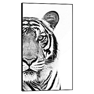 Canvasschilderij (White Tiger, b x h: 70 x 118 cm)