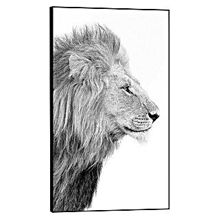 Canvasschilderij (Lion Head, b x h: 70 x 118 cm)
