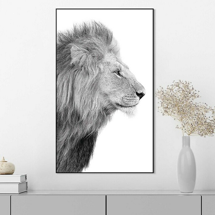 Canvasschilderij (Lion Head, b x h: 70 x 118 cm) | BAUHAUS