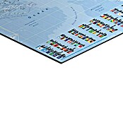 Reinders Decopanel (Worldmap Flags, B x H: 90 x 60 cm) | BAUHAUS