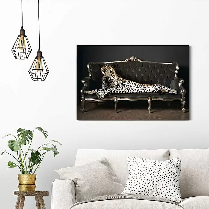 Reinders Decopanel - Panther Pose, B x H: 90 x 60 cm - Stimmungsaufnahme