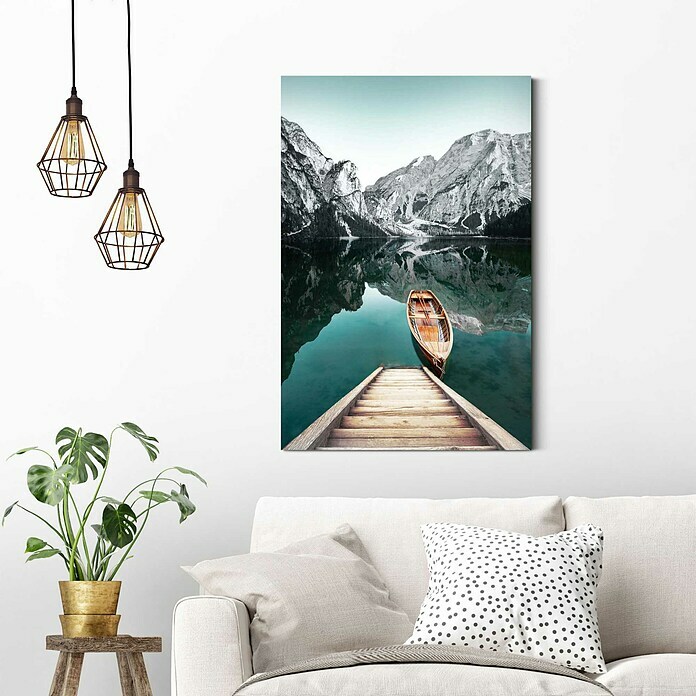 Reinders Decopanel (Glacier Mountain Lake, B x H: 60 x 90 cm) | BAUHAUS