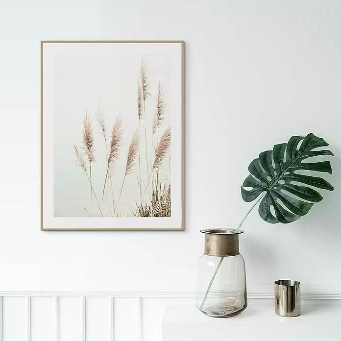 Reinders Bild Slim Frame Wood - Dune Grass, B x H: 30 x 40 cm - Stimmungsaufnahme