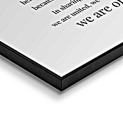 Reinders Bild Slim Frame Black (Yoga Quote, B x H: 30 x 40 cm) | BAUHAUS